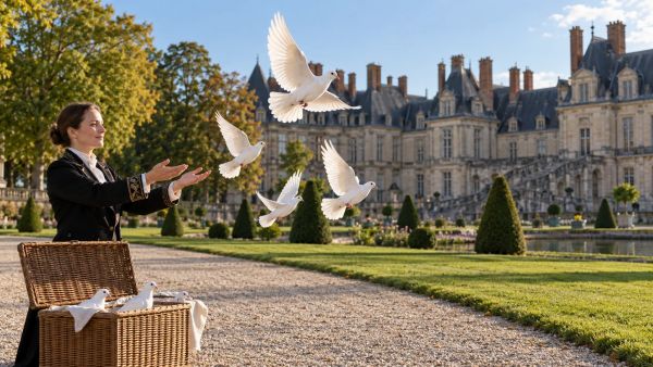 Idées uniques pour un lâcher de colombes en Île-de-France