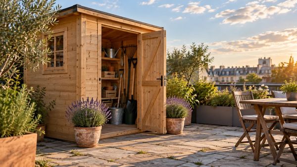 Top conseils pour choisir un abri de jardin sur terrasse