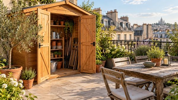 Top conseils pour choisir un abri de jardin sur terrasse