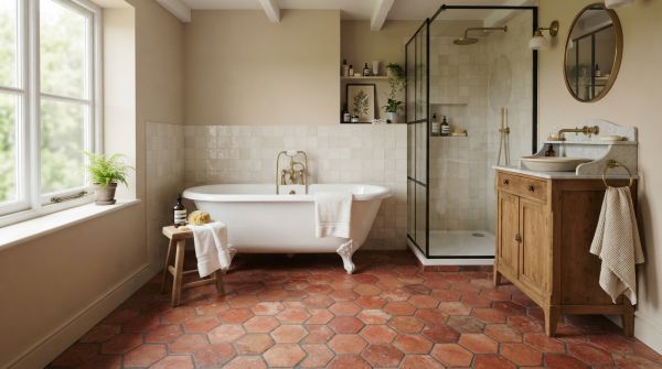 Tout savoir sur la tomette salle de bain : avantages et inconvénients
