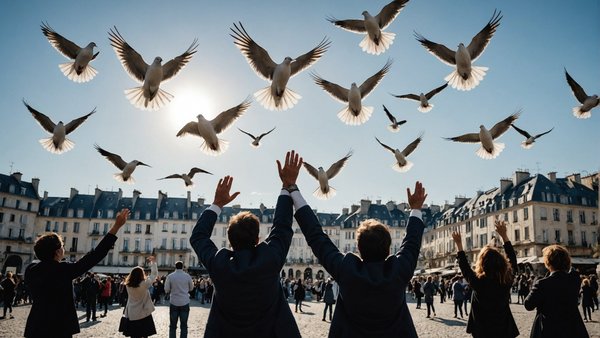 Lâcher de colombes en Île-de-france : créez des moments inoubliables
